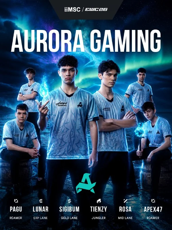 🤩 ЛИДЕРЫ своего региона — 🇹🇷 Aurora Gaming, безусловно сильнейшая команда MTC Turkiye, за их плечами опыт и успешные выступления на международной арене. Впереди Париж! Cможет ли AURORA засиять ещё ярч