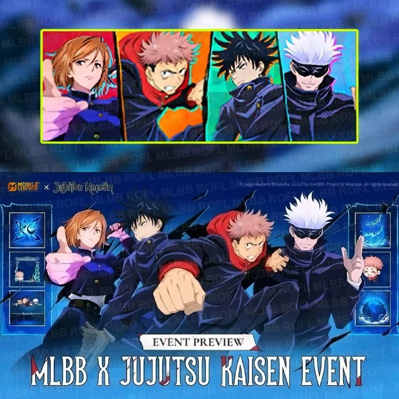 Скоро выйдет событие MLBB x 💎💎 «Jujutsu Kaisen»