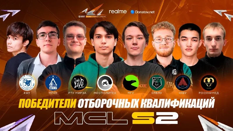 В рамках MCL Season 2 выступят команды: