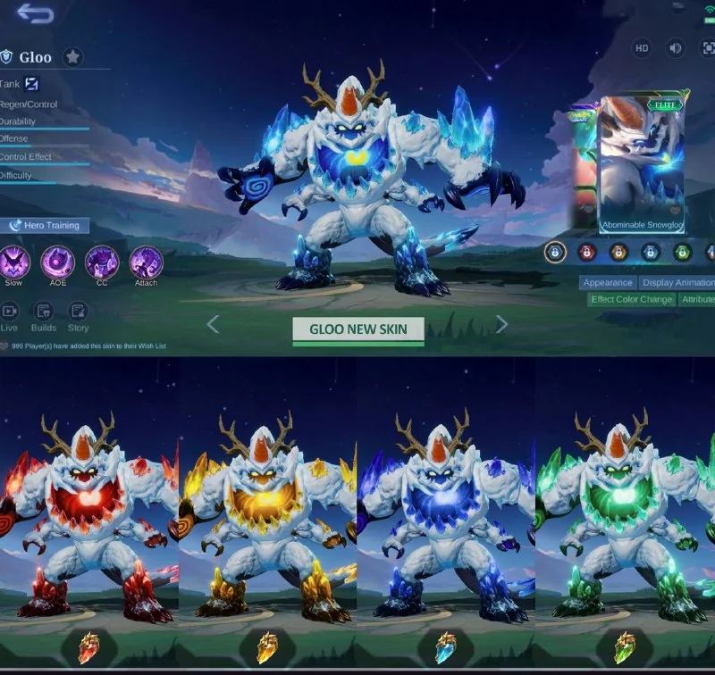 🧡Анимация появления нового скина на Глу 💎 Выгодные алмазы на Donatov.Net 🔗 Mobile Legends World